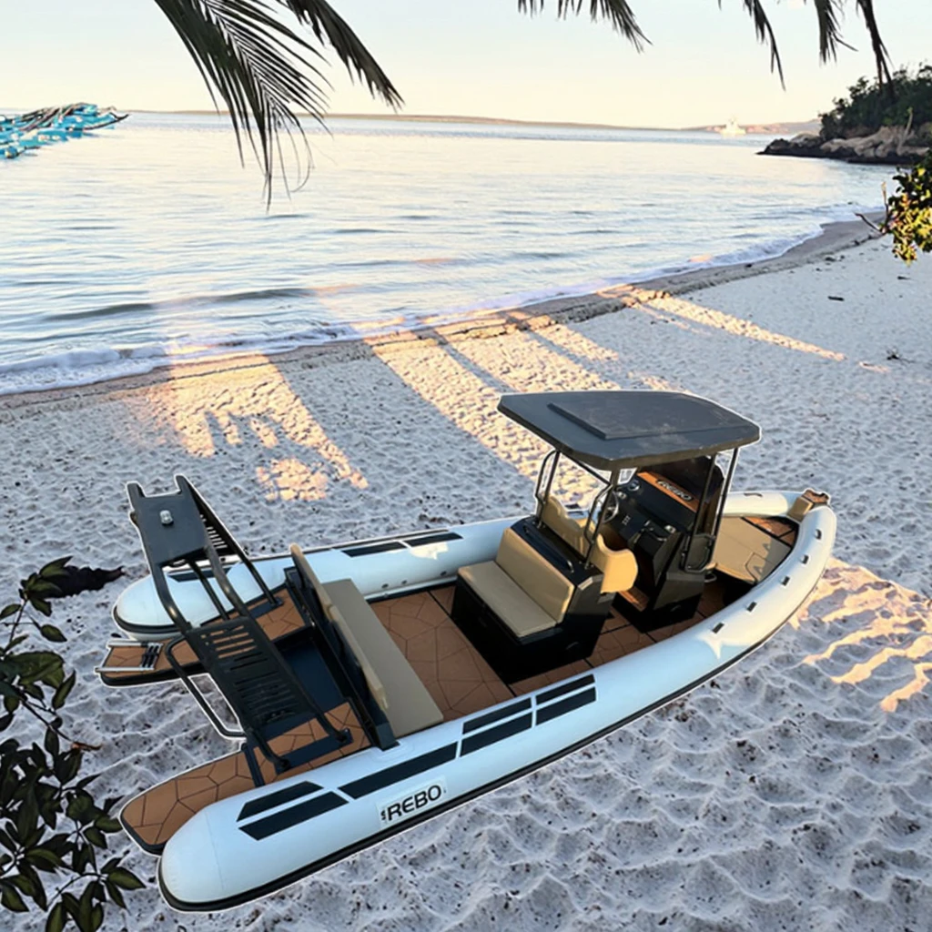 Fishing Boat Inflatable - 25ft RIB 760 Luxury Hypalon Rigid