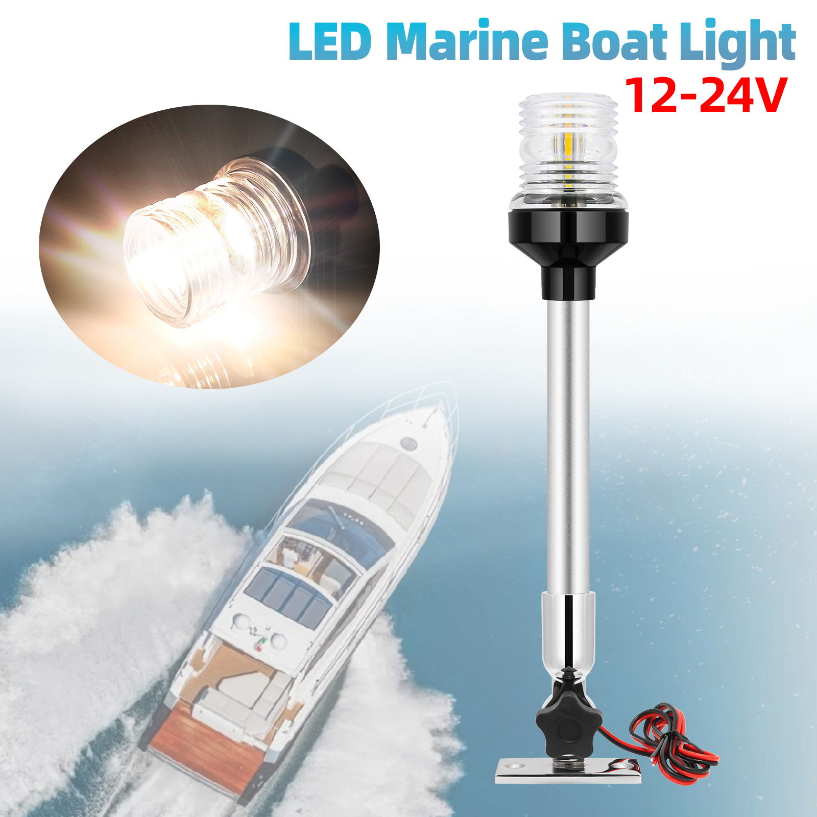 Navigation Light 12inch Marine - Fishing Boat Navigation Light ulasan dan harga
