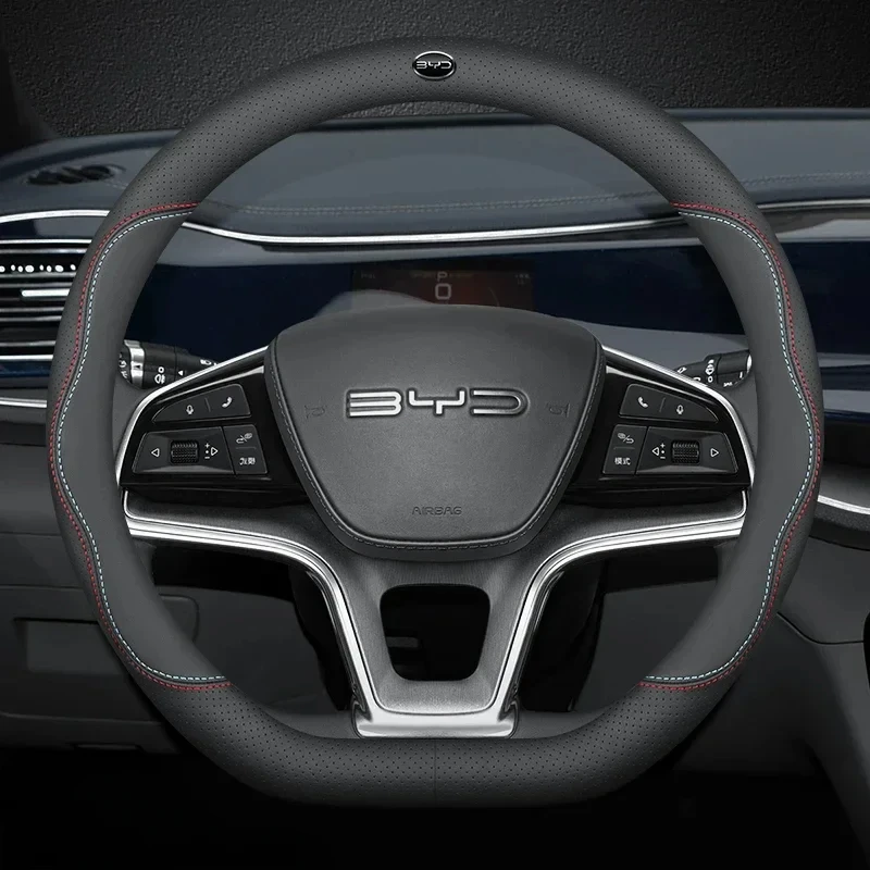 38cm D-shape Leather Car Steer - Fishing Boat Steering Wheel ulasan dan harga