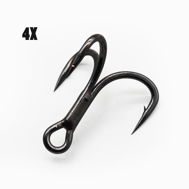 100Pcs Fishhooks 4X Strong Tre - Fishing Boat Anchor ulasan dan harga