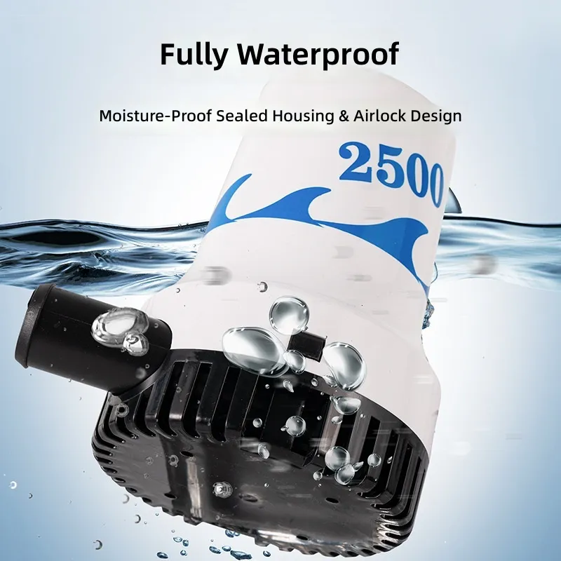 Marine Bilge Pump 12V 24V DC S - Fishing Boat Bilge Pump ulasan dan harga