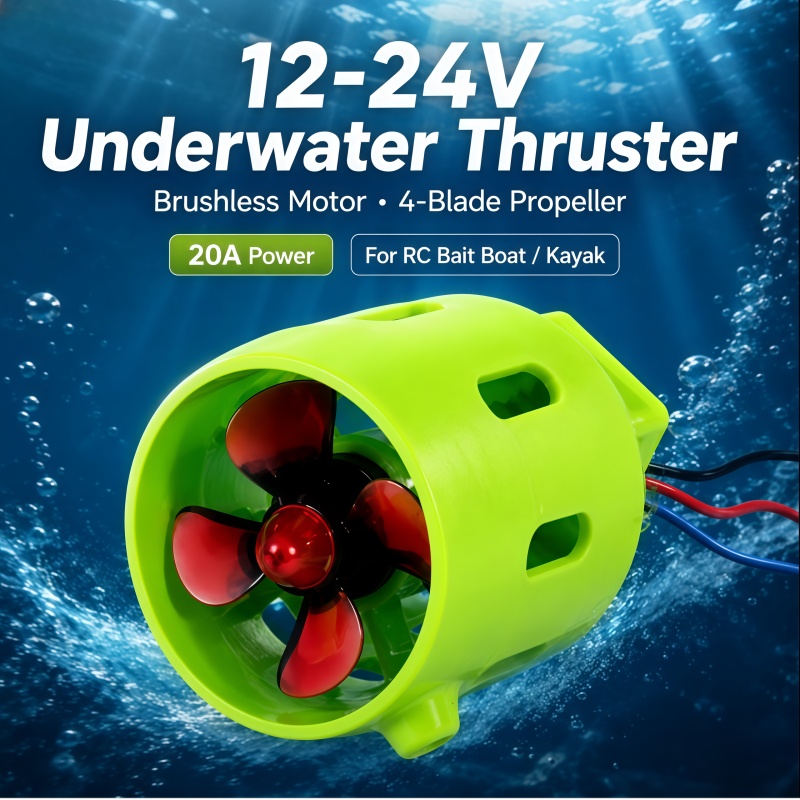 12-24V 20A Brushless Underwate - Fishing Boat Trolling Motor ulasan dan harga