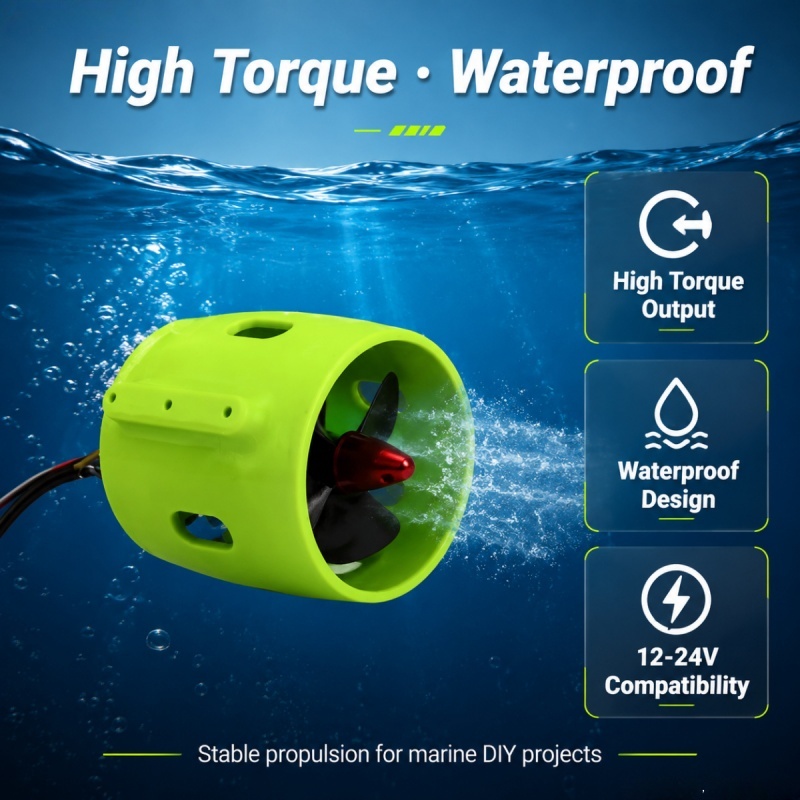 12-24V 20A Brushless Underwate - Fishing Boat Trolling Motor ulasan dan harga